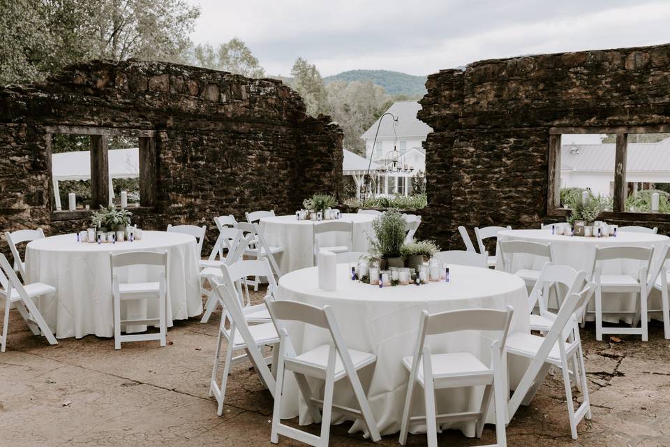 Dining under the stars