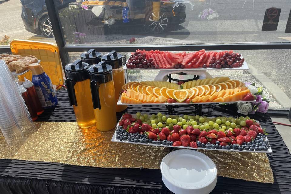 Seasonal fruit for Brunch