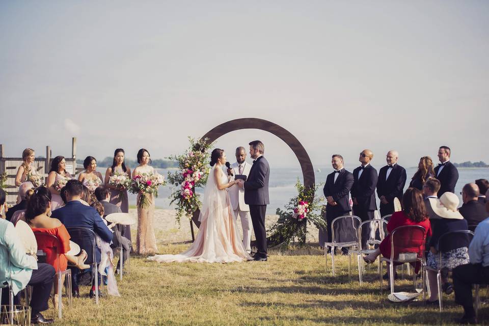 Private Beach Ceremony