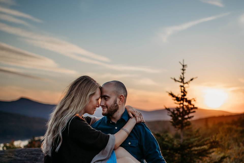 Sunset engagement