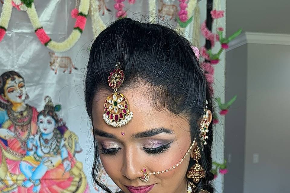 Eye makeup on point