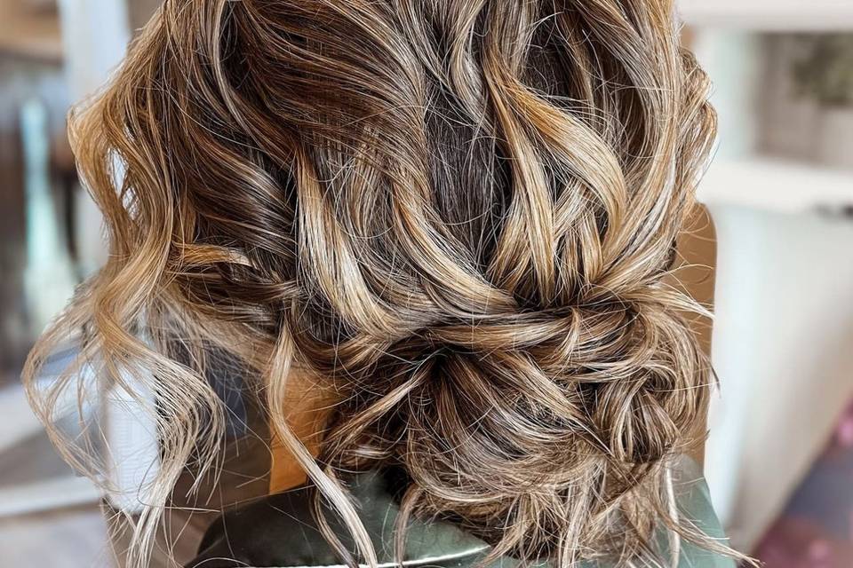 Messy updo
