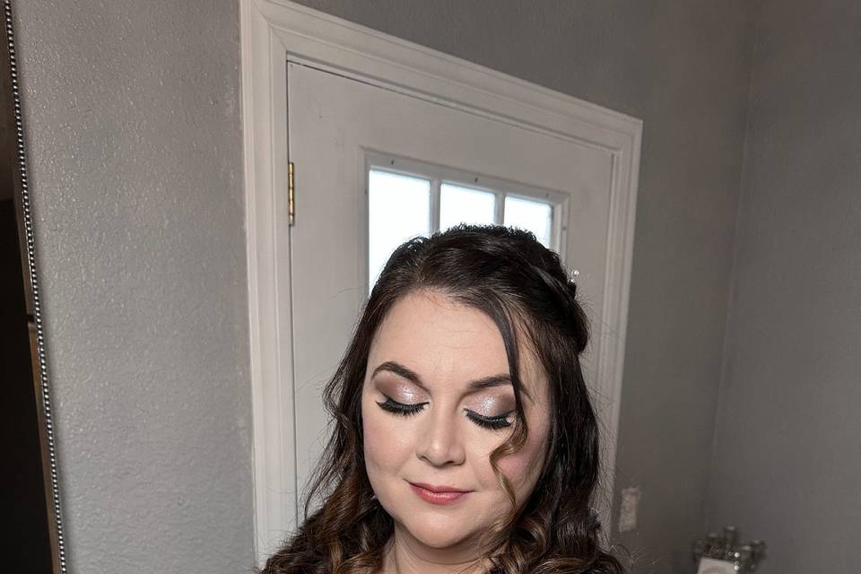 Full glam look