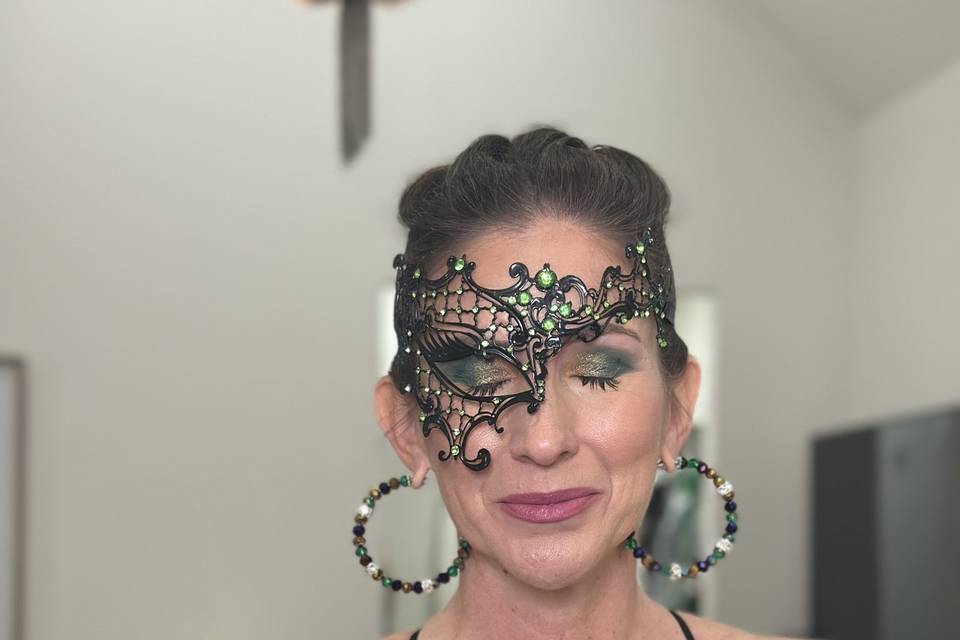 Masquerade Party Hairstyle