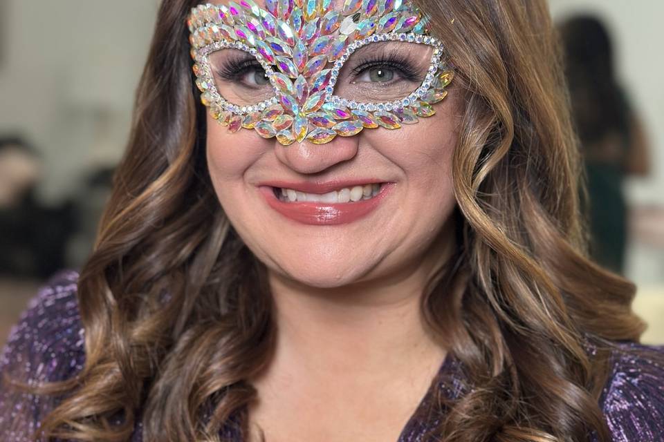 Masquerade Party Hairstyle