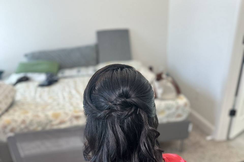 Hairstyle for Gender reveal