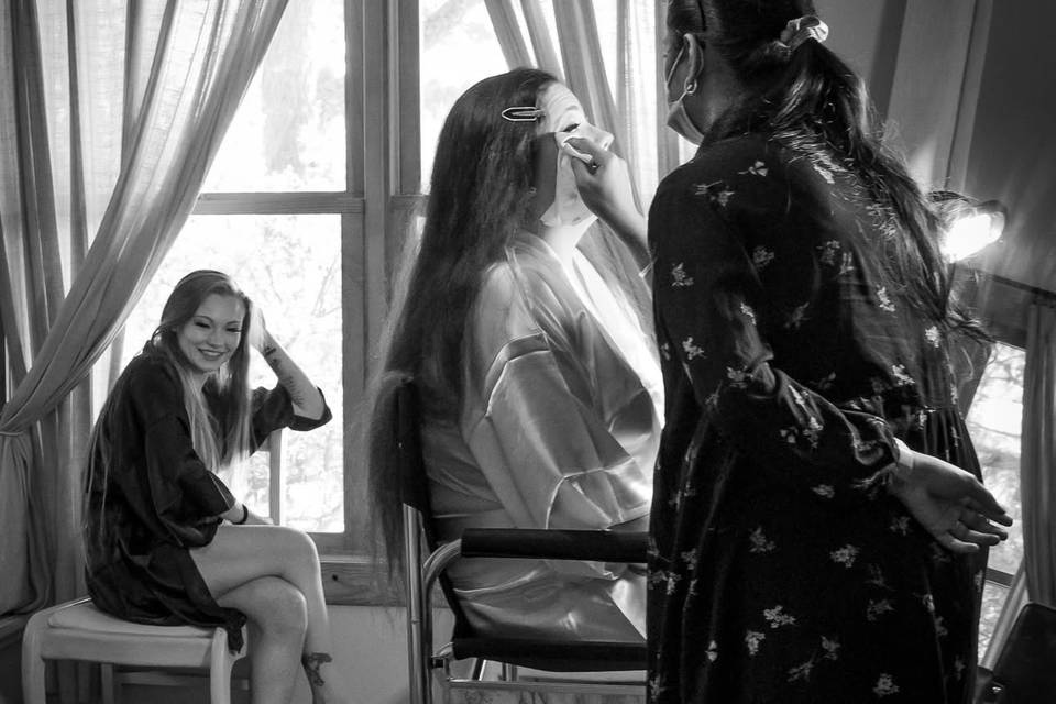 Behind the scenes