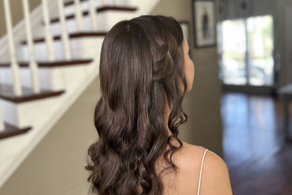 Grad day hairstyle