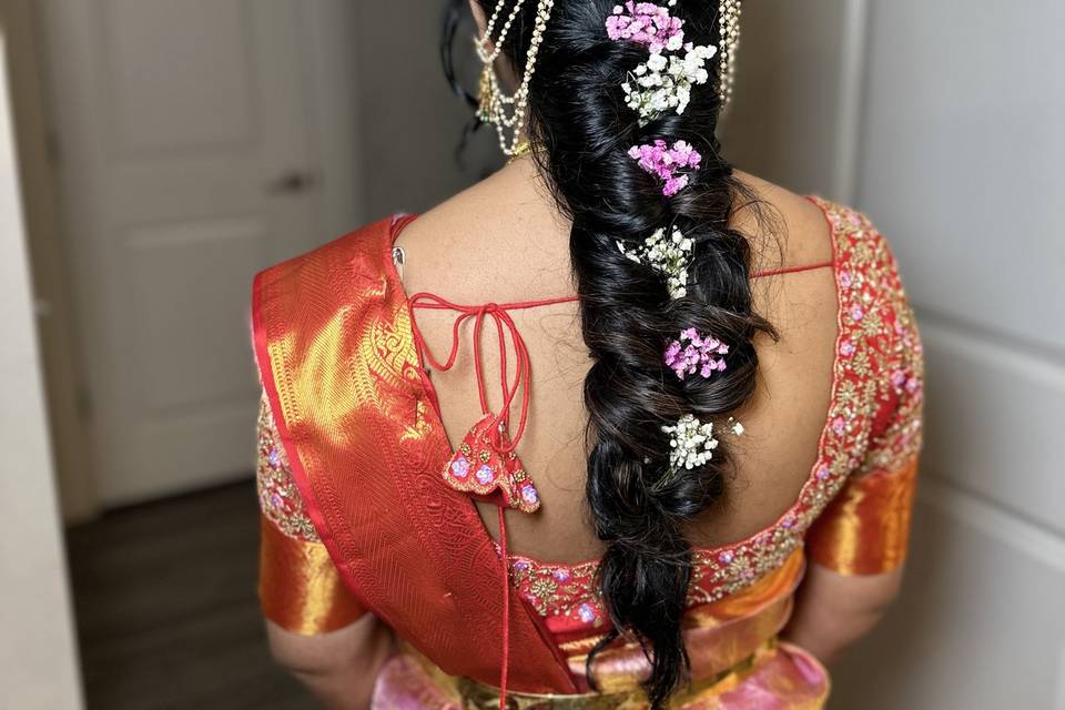 south indian hairstyle
