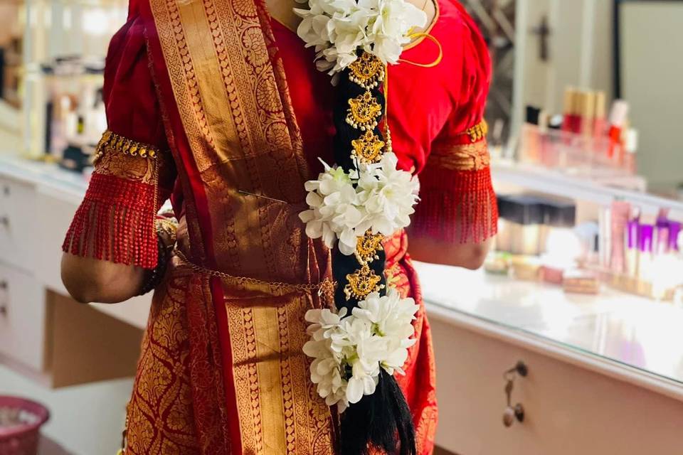 South indian bridal look