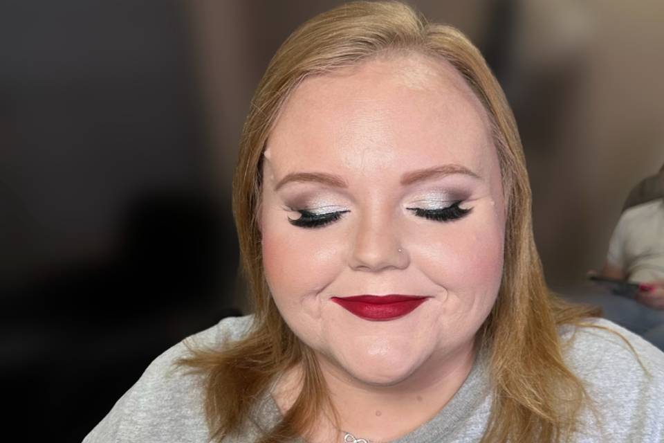 Trial makeup how she wanted