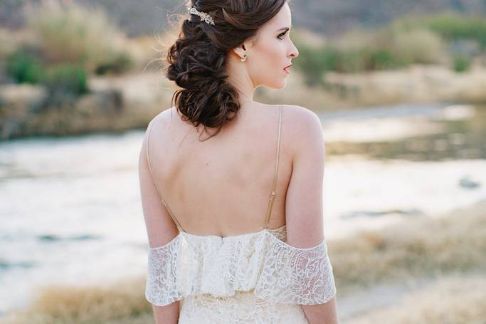 Bridal back shot