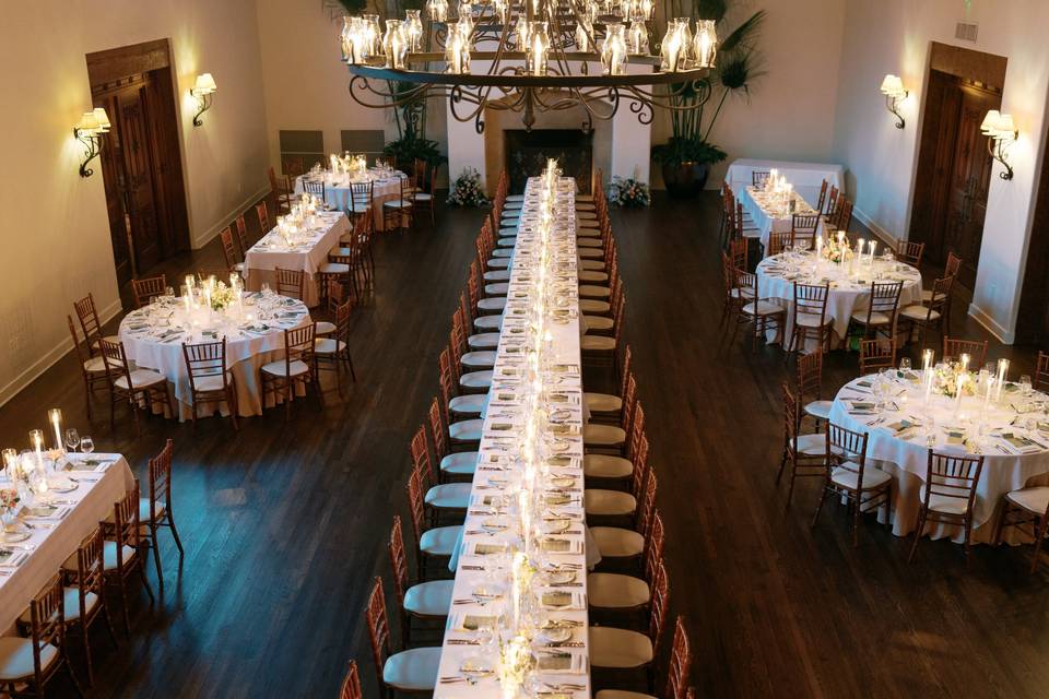 Reception layout