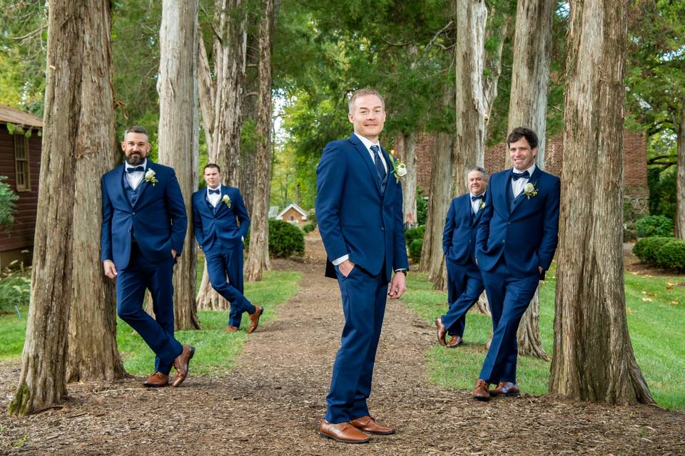 Groom & groomsmen