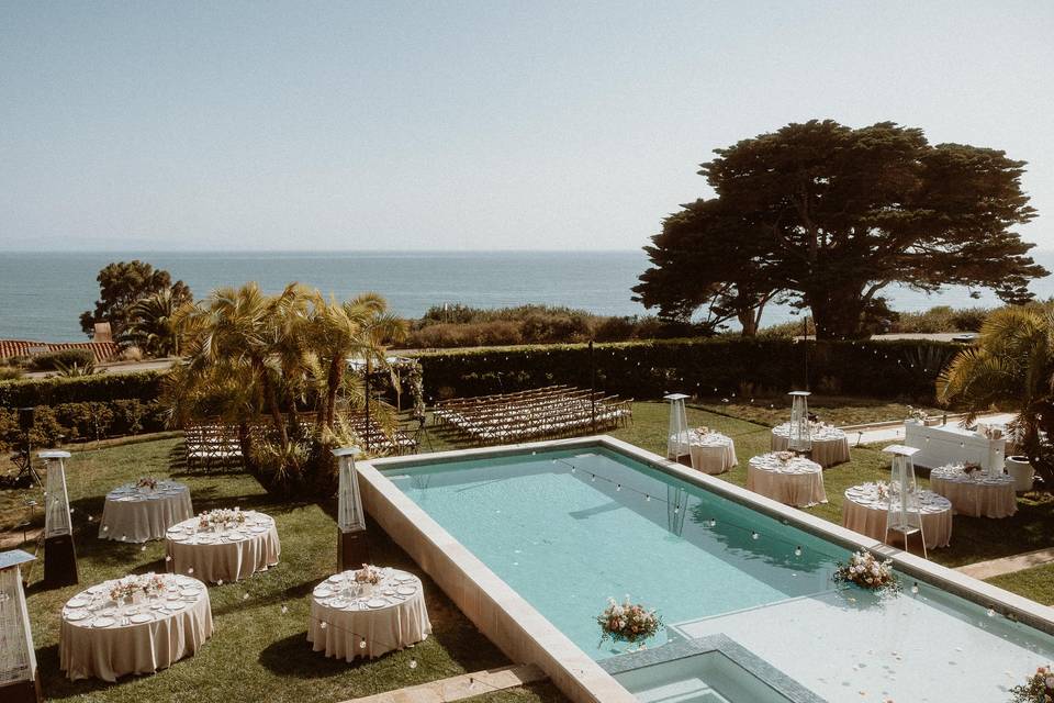 Ceremony and Reception Layout