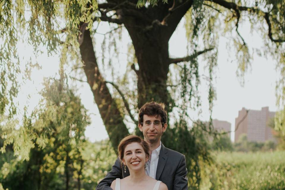 Bride and Groom Formal Portrai