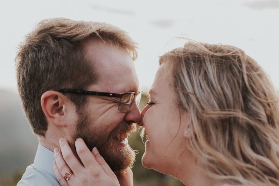 A first kiss kind of moment