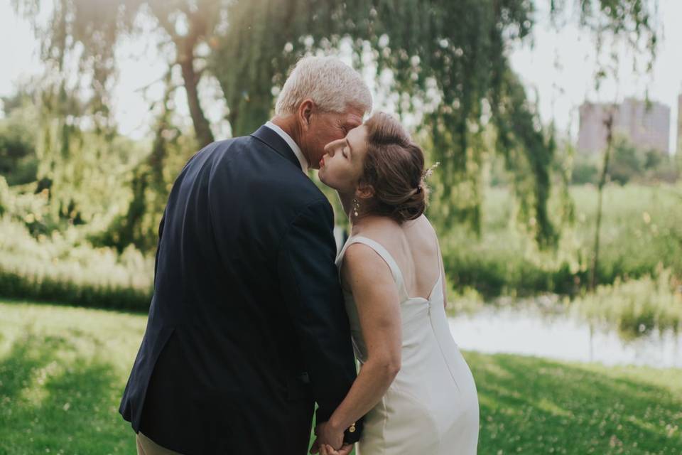 Bride and Father