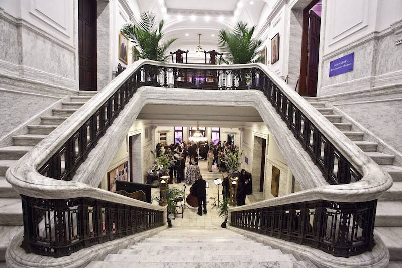 Marble rotunda at the college of physicians of philadelphia