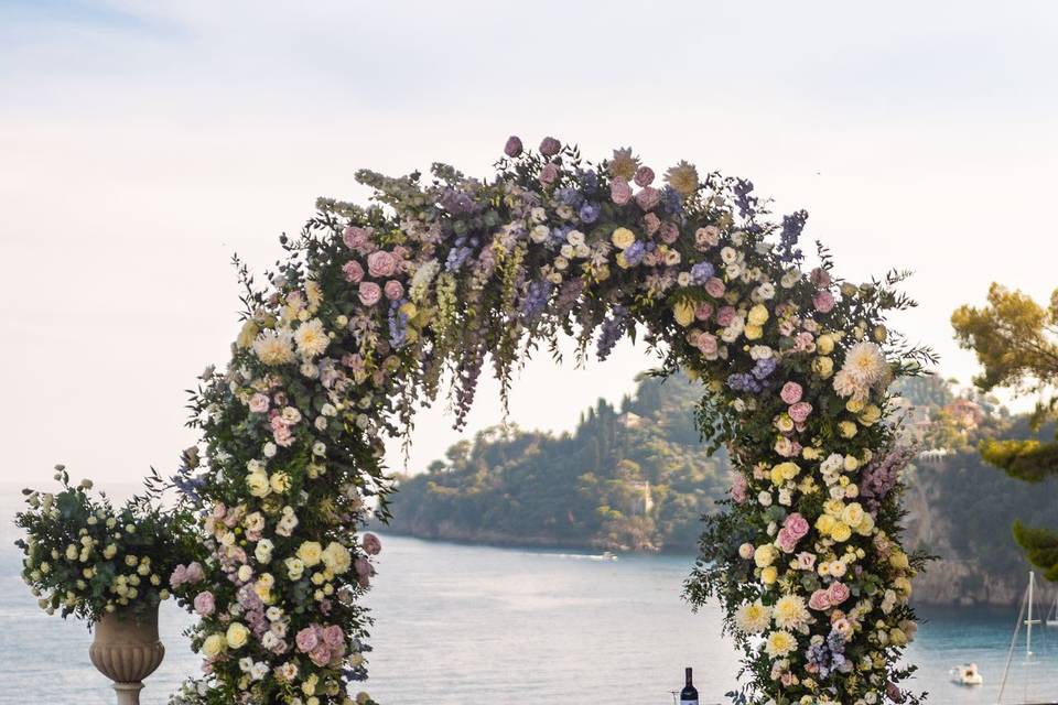 Portofino wedding ceremony