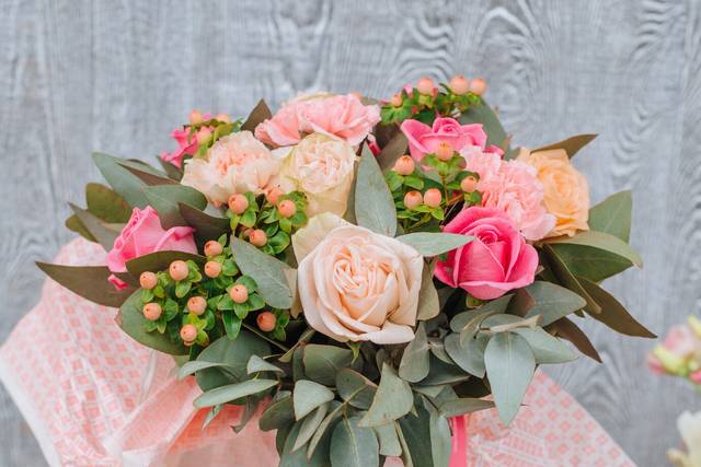 Pretty pinks and peaches
