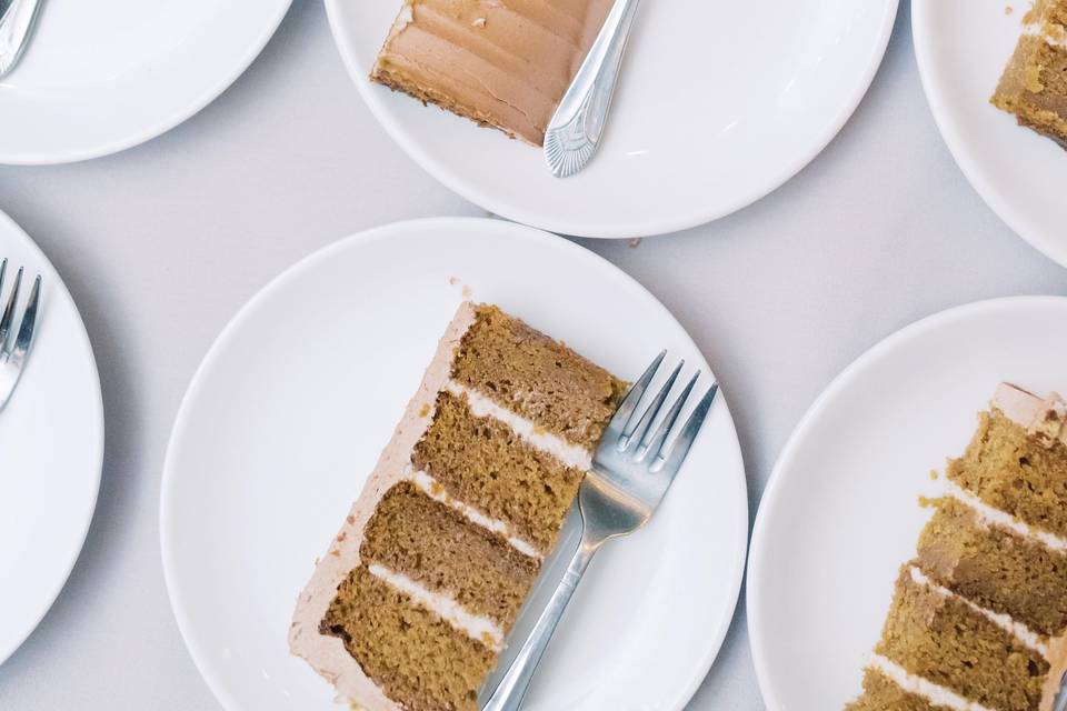 Wedding Cake Slices