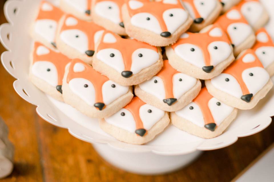 Frosted Fox Cookies