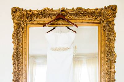 Large antique mirror - Rachael Koscica Photography