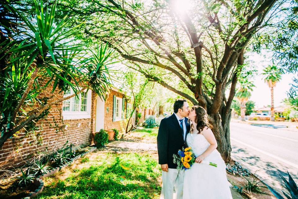 Sunflower bouquet - Rachael Koscica Photography