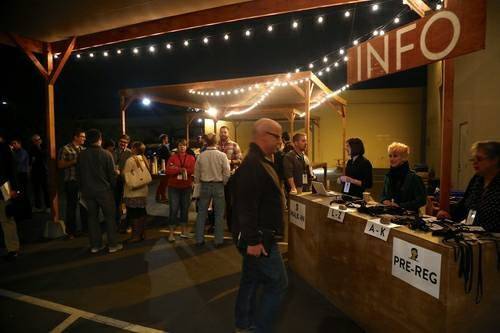 Outdoor patio of the venue