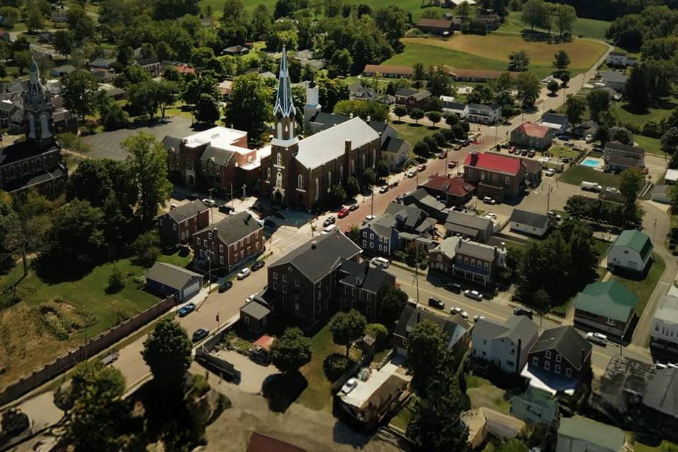 City Drone Shot