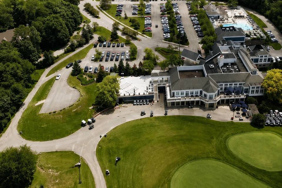 Aerial Shot: Golf Course