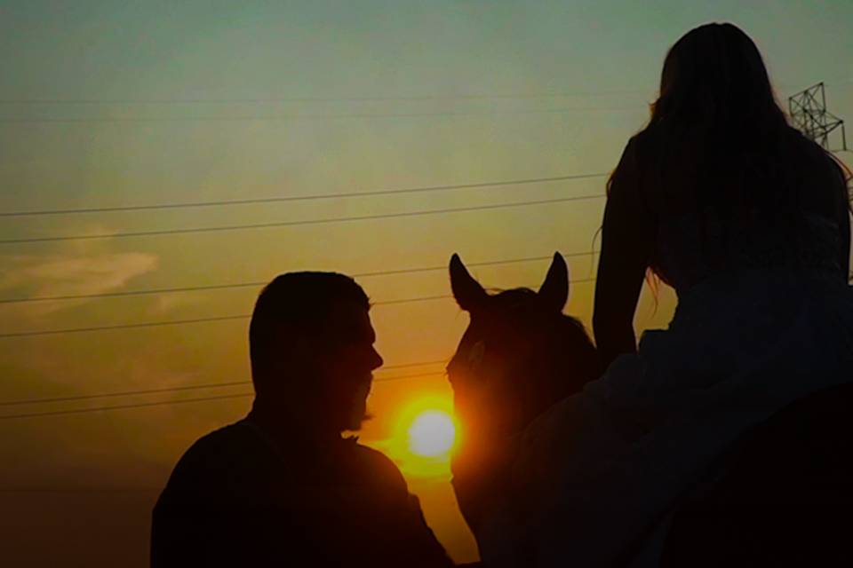 Horseback Wedding
