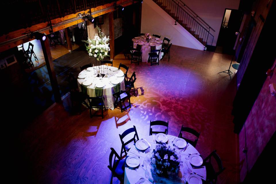 We have up to 10 round tables
