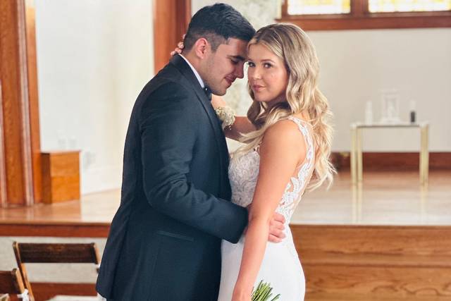 At the altar