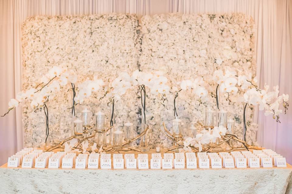 Escort Card Table