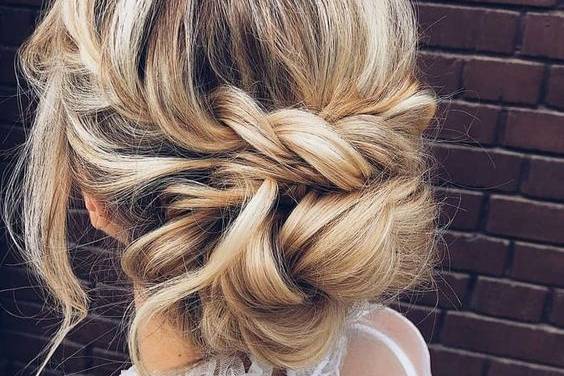 Twists and braided updo