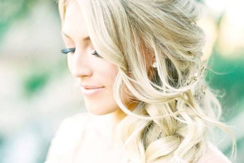 Bride with curls