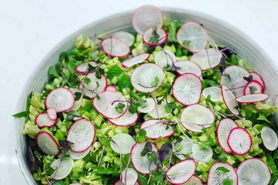 Greens and Radishes