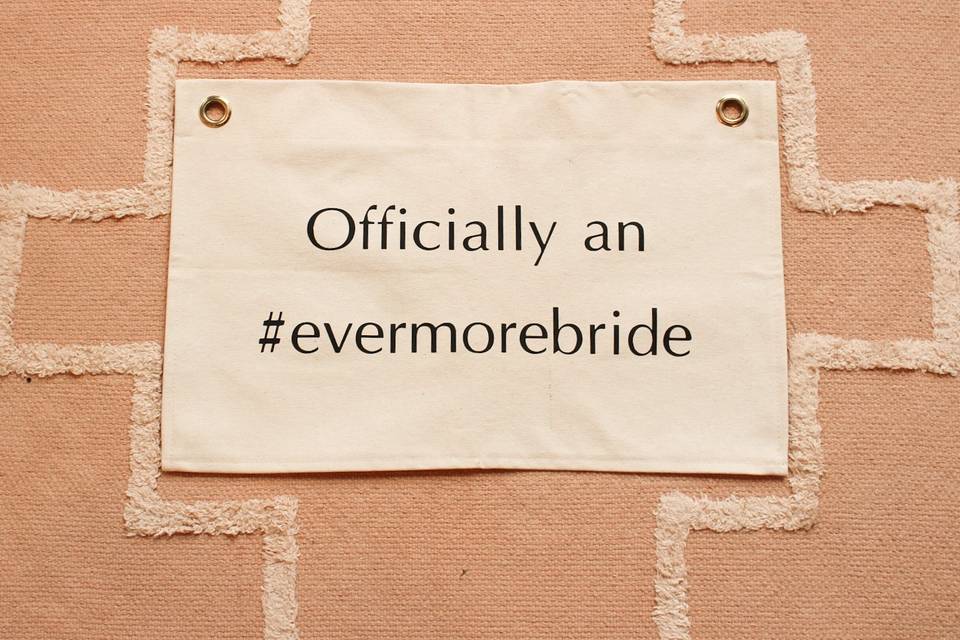 Officially an #evermorebride