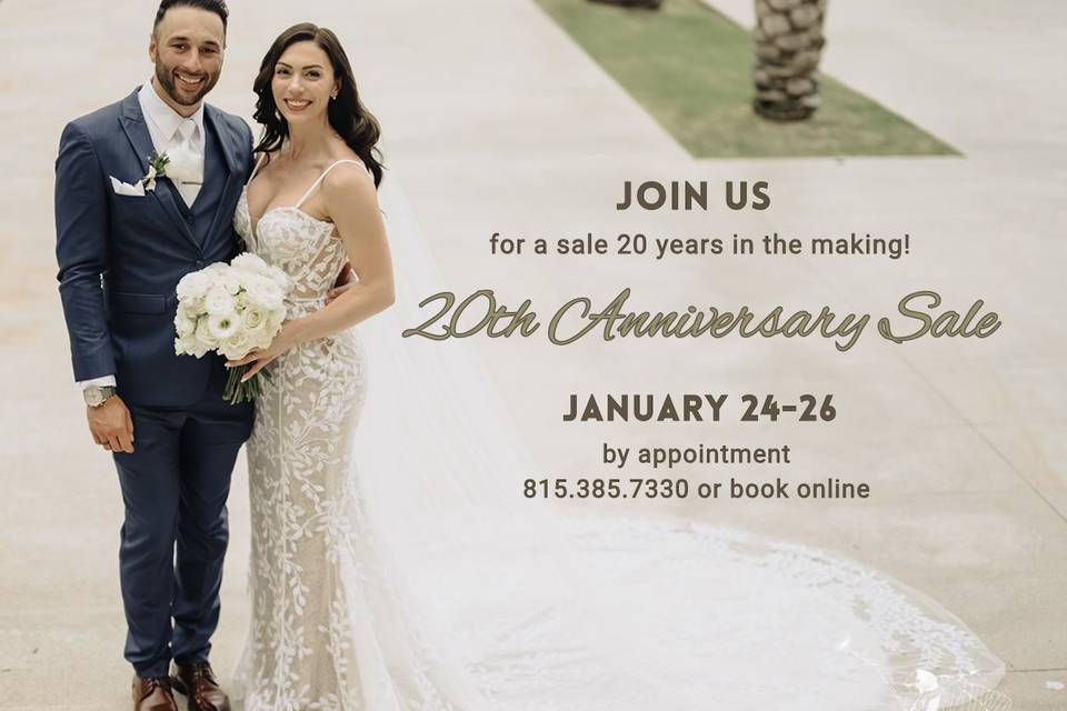 20th Anniversary Sale Event