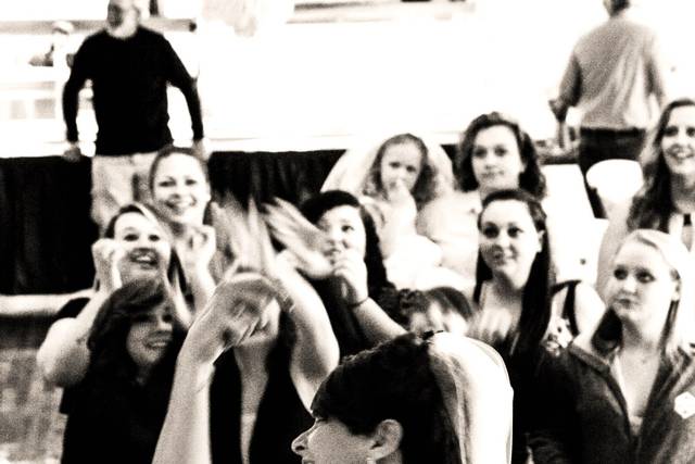 Bouquet toss