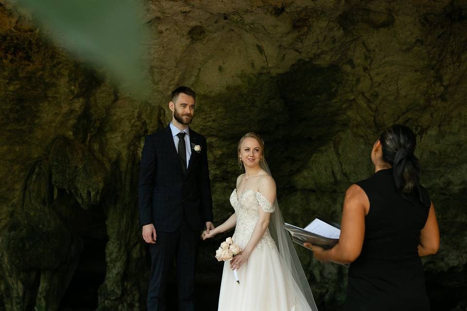 Elopement ceremony