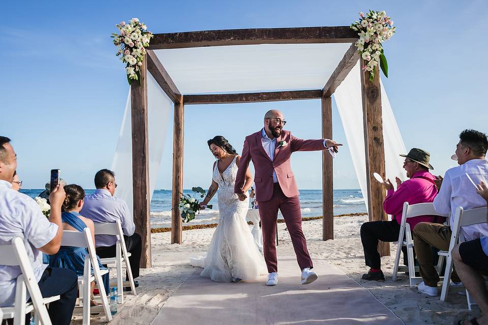 Ceremony at Dreams Tulum