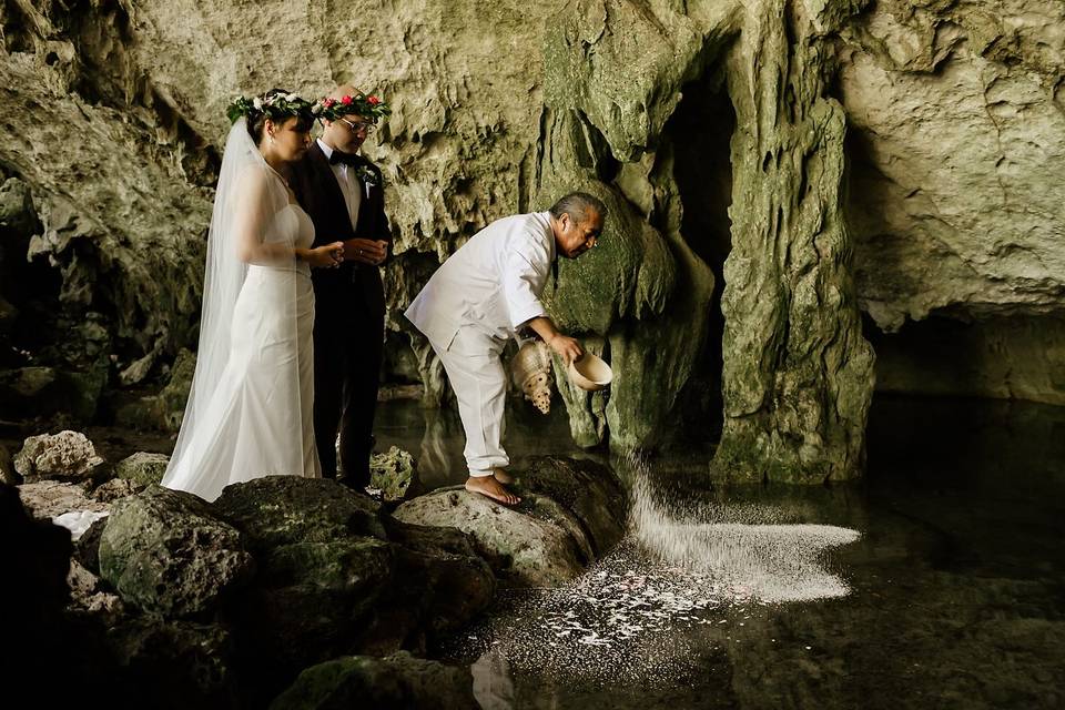 Mayan Ceremony at Mill Columna