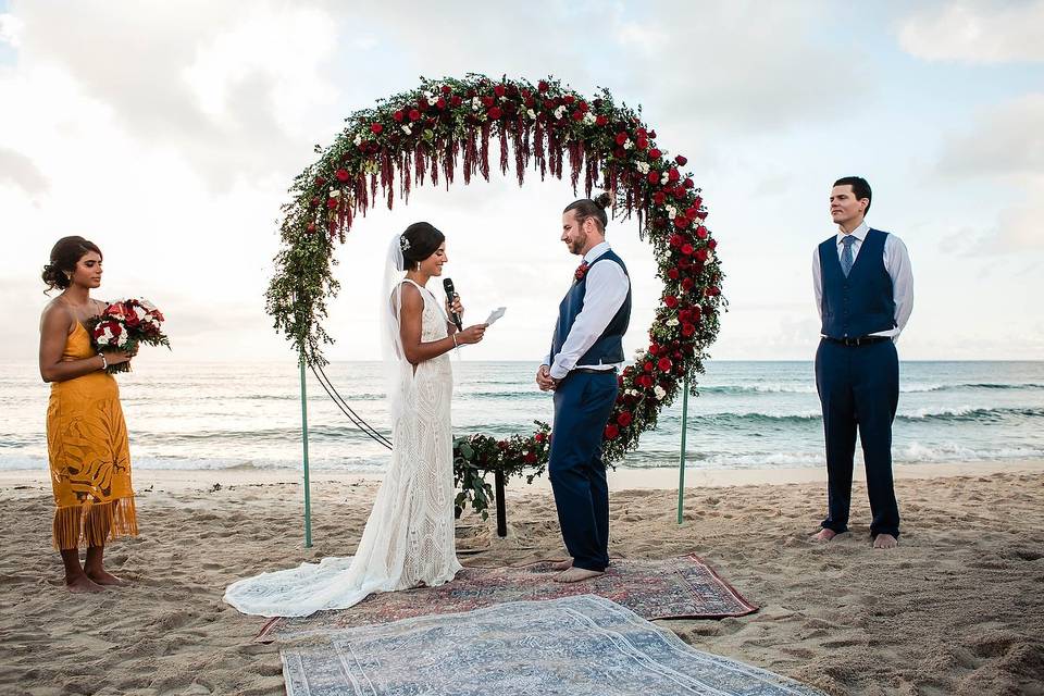 Elopement ceremony