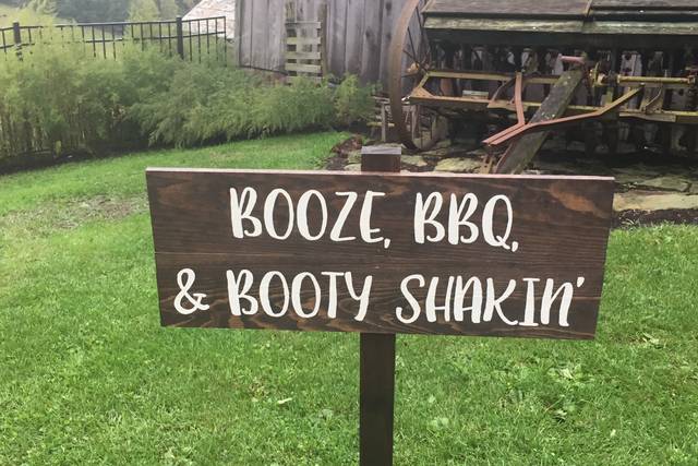 Wedding BQ Sign