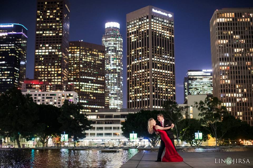 Downtown Los Angeles Engagemen