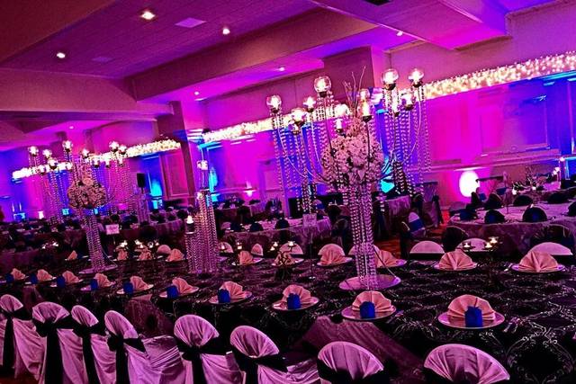 Wedding reception area