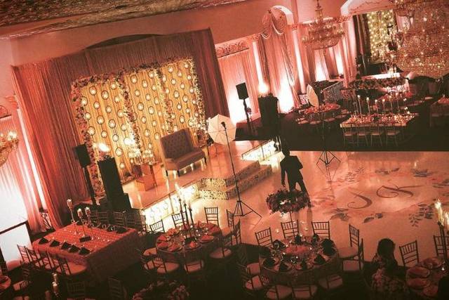 Wedding reception area